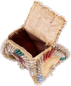 IROQUOIS INDIAN BEADED WHIMSY BOX, C.1900-10 - Fagan Arms