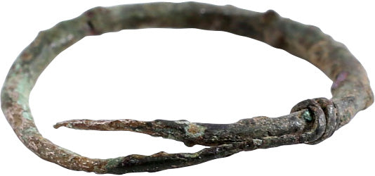 CELTIC FINGER RING, C. 500-100 BC, SIZE 2 1/2 - Fagan Arms