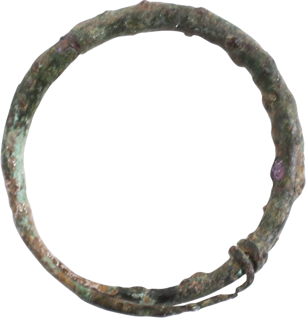 CELTIC FINGER RING, C. 500-100 BC, SIZE 2 1/2 - Fagan Arms