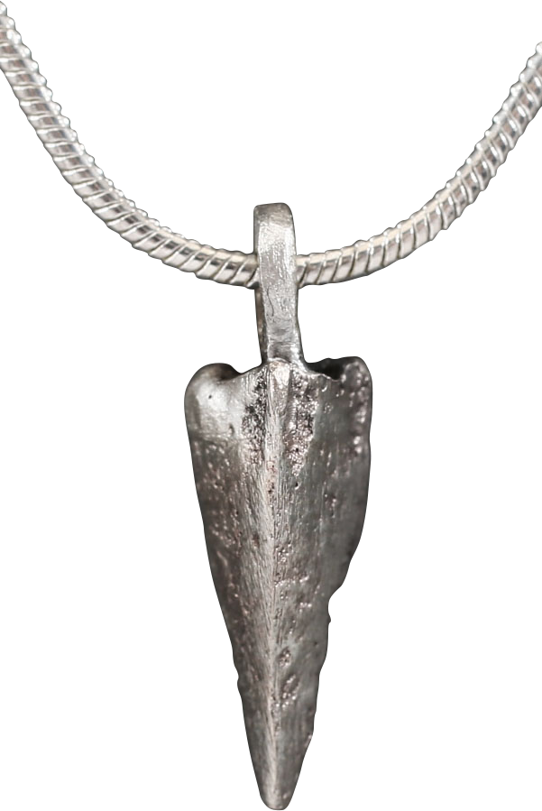 GREEK BRONZE ARROWHEAD PENDANT NECKLACE, HELLENISTIC, 300-100 BC - The History Gift Store