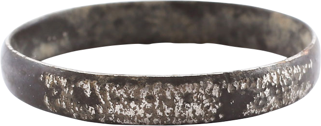 VERY RARE VIKING SILVERED BRONZE WEDDING RING, 850-1050 AD, SIZE 11 - The History Gift Store