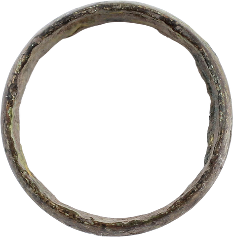 VIKING WARRIOR’S WEDDING RING AS FOUND, 900-1050 AD, SIZE 5 3/4 - The History Gift Store