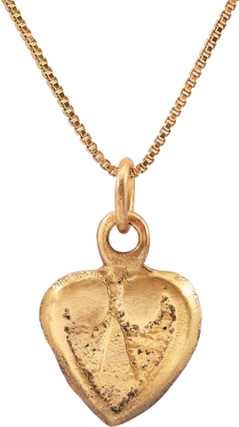 ANCIENT VIKING HEART PENDANT NECKLACE, C.850-1050 AD - The History Gift Store