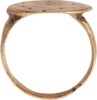 MEDIEVAL ANGLO-SAXON (ENGLISH) RING, SIZE 8 1/4 - The History Gift Store