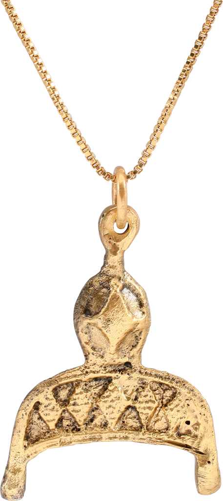 FINE VIKING LUNAR PENDANT NECKLACE, 10TH-11TH CENTURY AD - Fagan Arms