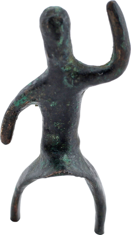CELTIC BRONZE WARRIOR FIGURE 400-100BC - The History Gift Store