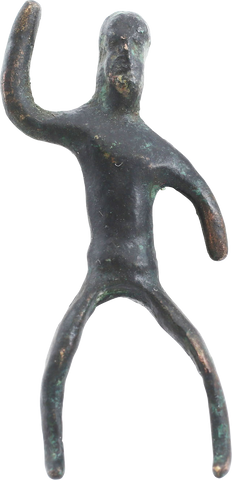 CELTIC BRONZE WARRIOR FIGURE 400-100BC - The History Gift Store