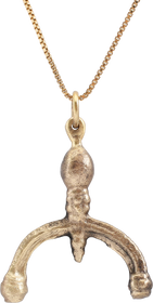VIKING LUNAR PENDANT NECKLACE, 9TH-10TH CENTURY - Fagan Arms