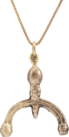 VIKING LUNAR PENDANT NECKLACE, 9TH-10TH CENTURY - Fagan Arms