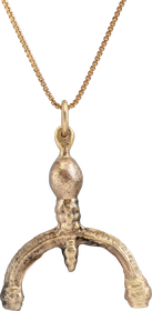VIKING LUNAR PENDANT NECKLACE, 9TH-10TH CENTURY - Fagan Arms