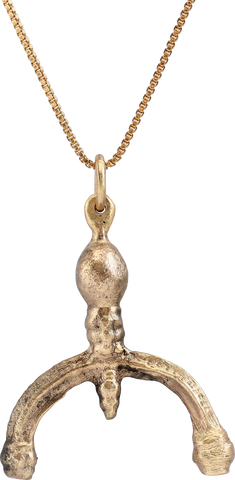 VIKING LUNAR PENDANT NECKLACE, 9TH-10TH CENTURY - Fagan Arms