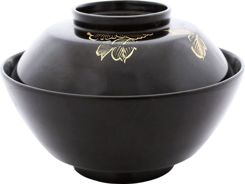 JAPANESE LACQUER BOWL AND COVER - Fagan Arms