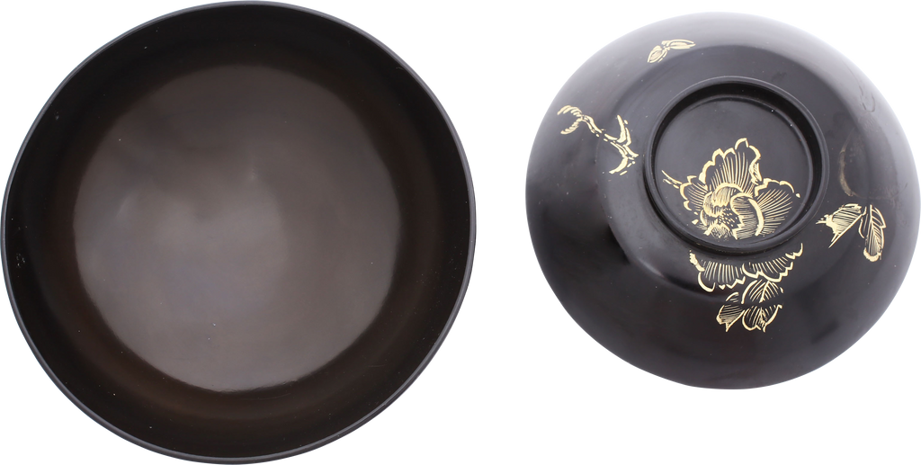 JAPANESE LACQUER BOWL AND COVER - Fagan Arms
