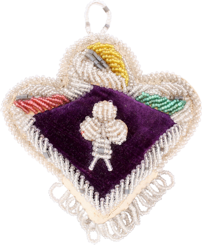 WOODLAND INDIAN PIN CUSHION C.1900 - Fagan Arms