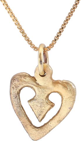 ANCIENT VIKING HEART PENDANT NECKLACE, 866-1067 AD - Fagan Arms
