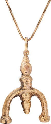 VIKING LUNAR PENDANT NECKLACE, 9TH-10TH CENTURY - The History Gift Store