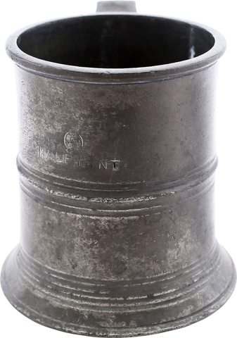 EDWARDIAN PEWTER PUB MUG - The History Gift Store
