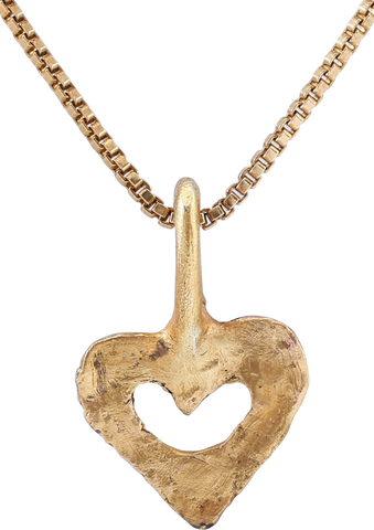 ANCIENT VIKING HEART PENDANT NECKLACE, 866-1067 AD - Fagan Arms