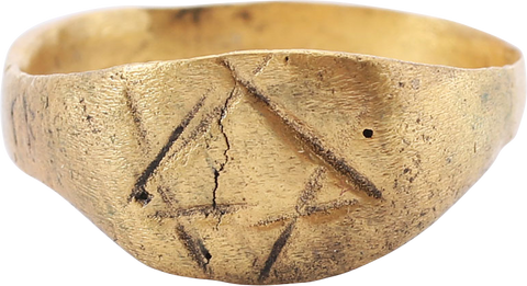 MEDIEVAL SORCERER’S RING C.800-1200 AD, SIZE 9 - The History Gift Store