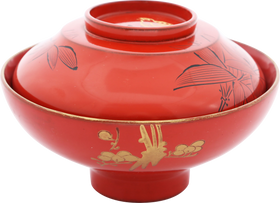 FINE JAPANESE LACQUERED BOWL OWAN - The History Gift Store