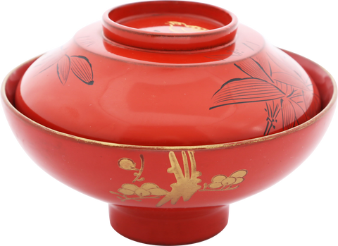 FINE JAPANESE LACQUERED BOWL OWAN - The History Gift Store