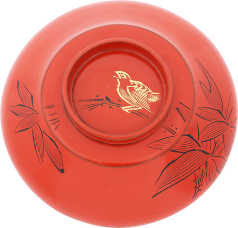 FINE JAPANESE LACQUERED BOWL OWAN - The History Gift Store