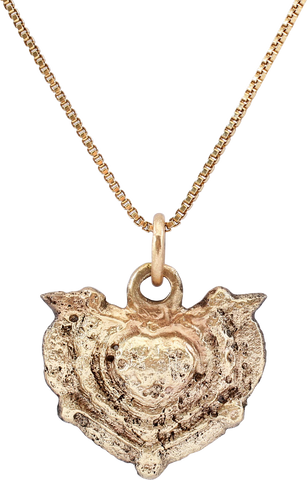 FINE VIKING HEART PENDANT NECKLACE, 900-1000 AD - Fagan Arms