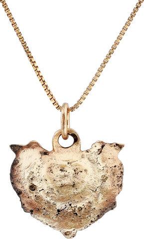 FINE VIKING HEART PENDANT NECKLACE, 900-1000 AD - Fagan Arms