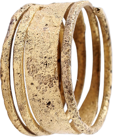 VIKING COIL RING, 10TH-11TH CENTURY AD, SIZE 8 3/4 - The History Gift Store