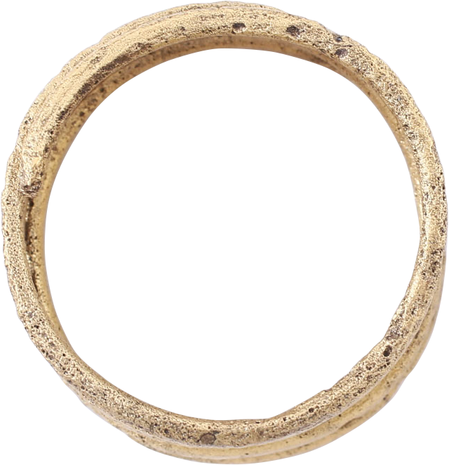 VIKING COIL RING, 10TH-11TH CENTURY AD, SIZE 8 3/4 - The History Gift Store