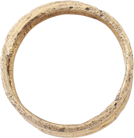 VIKING COIL RING, 10TH-11TH CENTURY AD, SIZE 8 3/4 - The History Gift Store