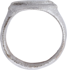 ANCIENT ROMAN/MEDIEVAL EVIL EYE RING, 4TH-8TH CENTURY AD, SIZE 5 ¼ - Fagan Arms