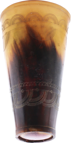 FINE PENNSYLVANIA HORN CUP, 18TH-EARLY 19TH CENTURY - Fagan Arms