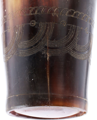 FINE PENNSYLVANIA HORN CUP, 18TH-EARLY 19TH CENTURY - Fagan Arms