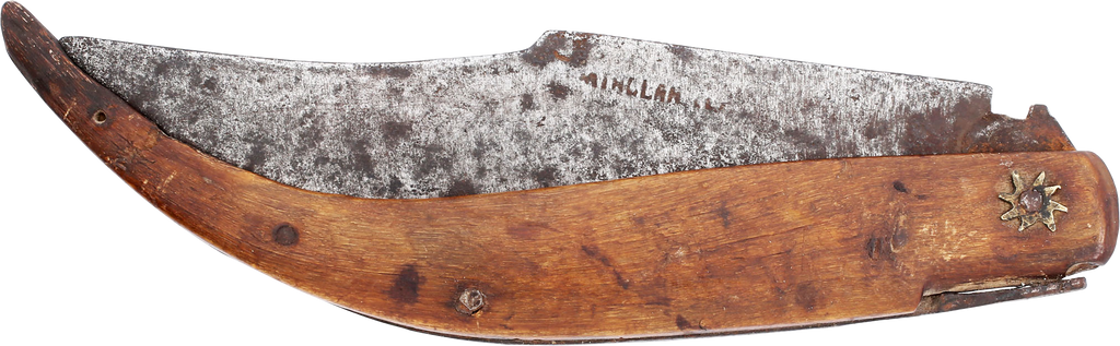 SPANISH FOLDING KNIFE, NAVAJA, 19TH CENTURY - Fagan Arms