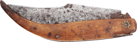 SPANISH FOLDING KNIFE, NAVAJA, 19TH CENTURY - Fagan Arms