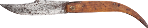 SPANISH FOLDING KNIFE, NAVAJA, 19TH CENTURY - Fagan Arms