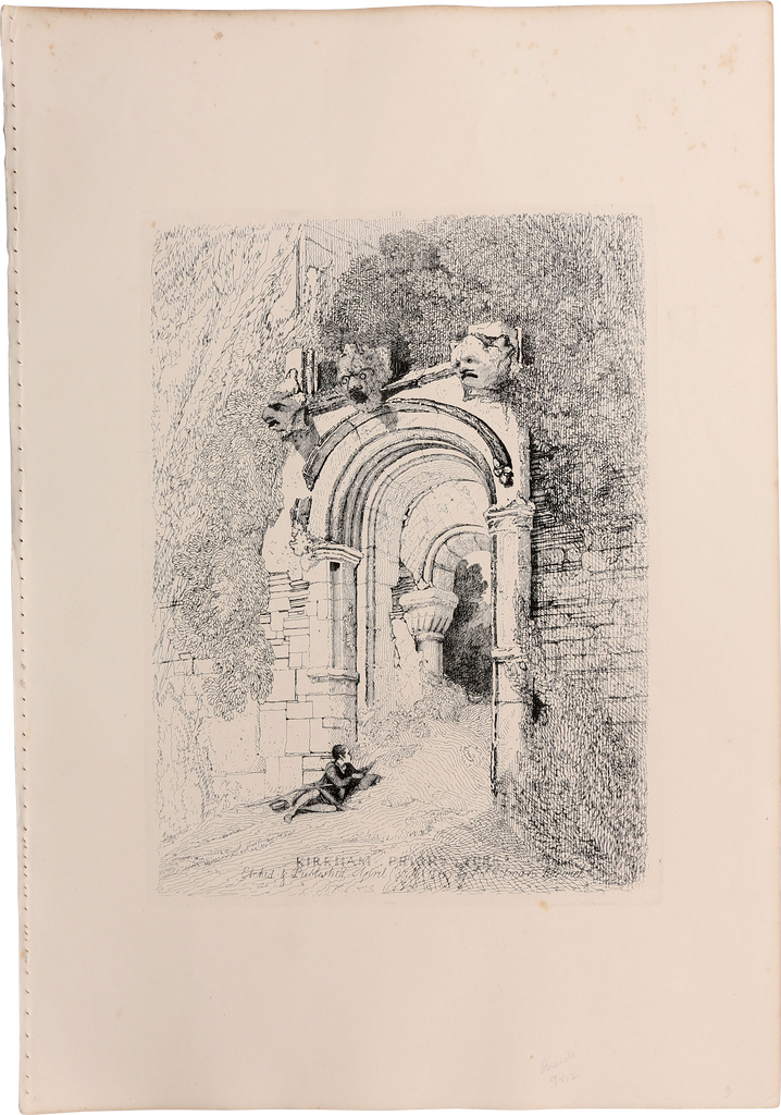 COTMAN: KIRKHAM PRIORY YORK. John Sell Cotman (1782-1842) - Fagan Arms