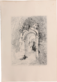 COTMAN: KIRKHAM PRIORY YORK. John Sell Cotman (1782-1842) - Fagan Arms