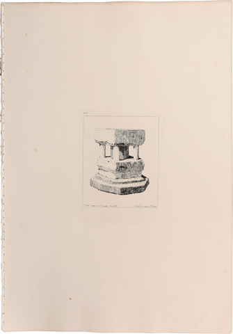 COTMAN: FONT CHARGRAVE CHURCH NORFOLK. John Sell Cotman (1782-1842) - Fagan Arms