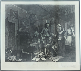 William Hogarth” A Rake’s Progress, Plate 1, The Heir - The History Gift Store