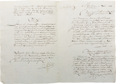 NAPOLEONIC FRENCH LEGAL DOCUMENT - The History Gift Store