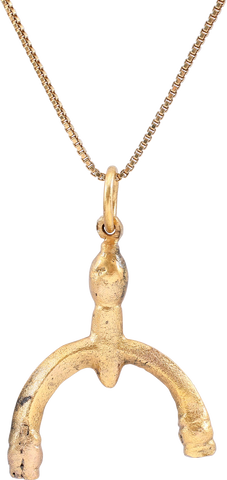 FINE LARGE VIKING LUNAR PENDANT NECKLACE C.900-1000 AD - The History Gift Store