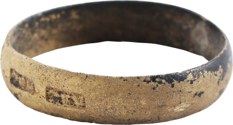 EUROPEAN MAN’S WEDDING RING, 17TH-18TH CENTURY, SIZE 10 ¼ - Fagan Arms