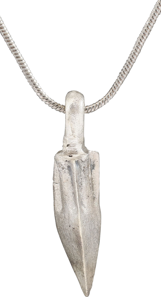 HELLENISTIC GREEK ARROWHEAD PENDANT NECKLACE, 300-100 BC - The History Gift Store