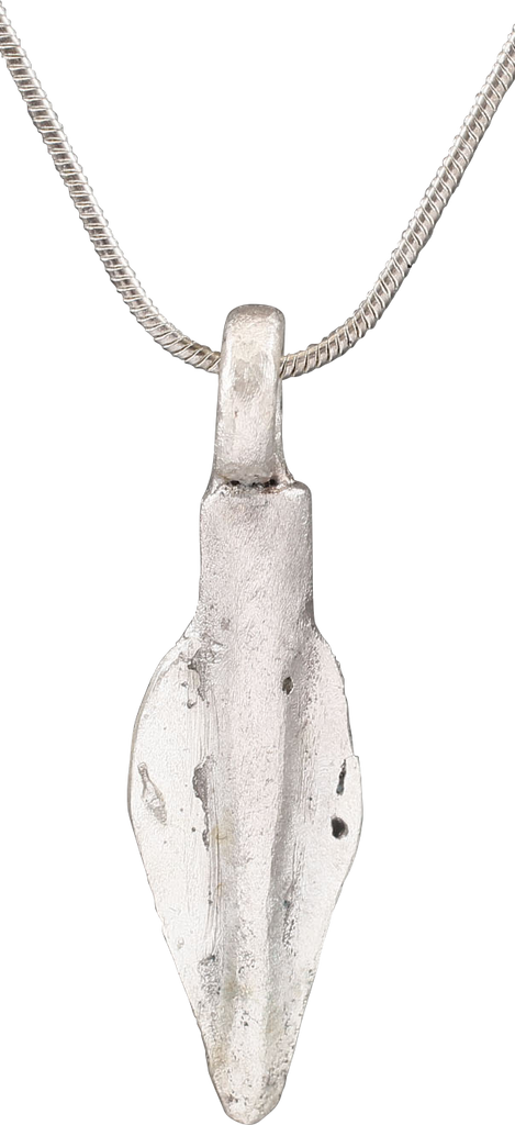 FINE GREEK ARROWHEAD PENDANT NECKLACE, C. 8TH-3RD CENTURY BC - Fagan Arms