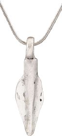 FINE GREEK ARROWHEAD PENDANT NECKLACE, C. 8TH-3RD CENTURY BC - Fagan Arms