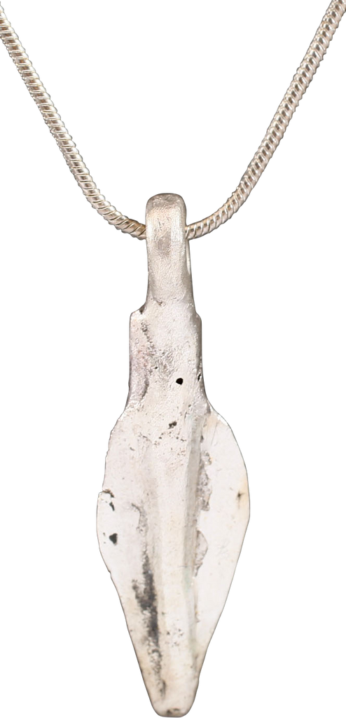 FINE GREEK ARROWHEAD PENDANT NECKLACE, C. 8TH-3RD CENTURY BC - Fagan Arms