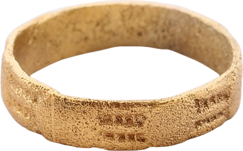 EUROPEAN WOMAN’S WEDDING RING C.1250-1500, SIZE 5 ½ - Fagan Arms