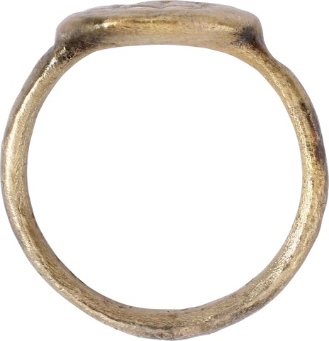 ROMAN CHRISTIAN RING, 2nd-4TH CENTURY AD, SIZE 7 1/2 - The History Gift Store